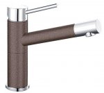 Смеситель Blanco ALTA Compact хром/Silgranit кофе — фото 1 / 7