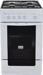 Газовая плита Лысьва ГП 400 М2С-2 белая со стеклянной крышкой — фото 1 / 1