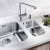 Мойка для кухни Blanco SUPRA 180-U нерж. сталь полированная с корзинчатым-вентилем — фото 4 / 8