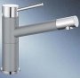 Смеситель Blanco ALTA Compact Silgranit хром/алюметаллик