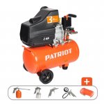 Компрессор PATRIOT EURO 24-240K + набор пневмоинструмента KIT5B — фото 1 / 6