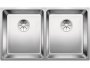 Мойка для кухни Blanco Andano 340/340-U нерж.сталь полированная без клапана-автомата