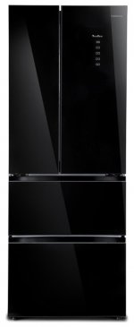 Холодильник Tesler  RFD-360I Black Glass — фото 1 / 2