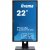 Монитор Iiyama ProLite B2283HS-B3 — фото 3 / 9