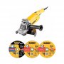 Шлифмашина угловая DeWALT DWE492D10-RK с набором дисков