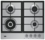 Варочная панель газовая BEKO HIAW 64225 SX — фото 1 / 9