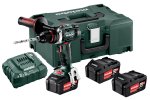 Дрель-шуруповерт Metabo BS 18 LTX Impuls Set 4.0Ah x3 602191960 — фото 1 / 2